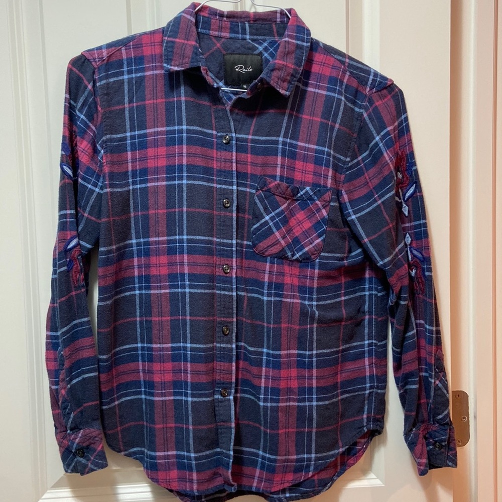 Flannel Red and Blue